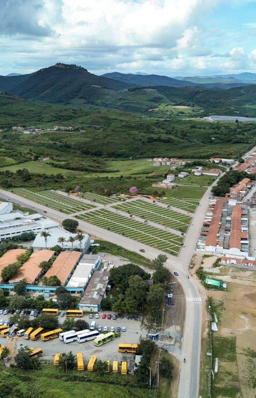 Vista aérea do loteamento em Belo Jardim-PE